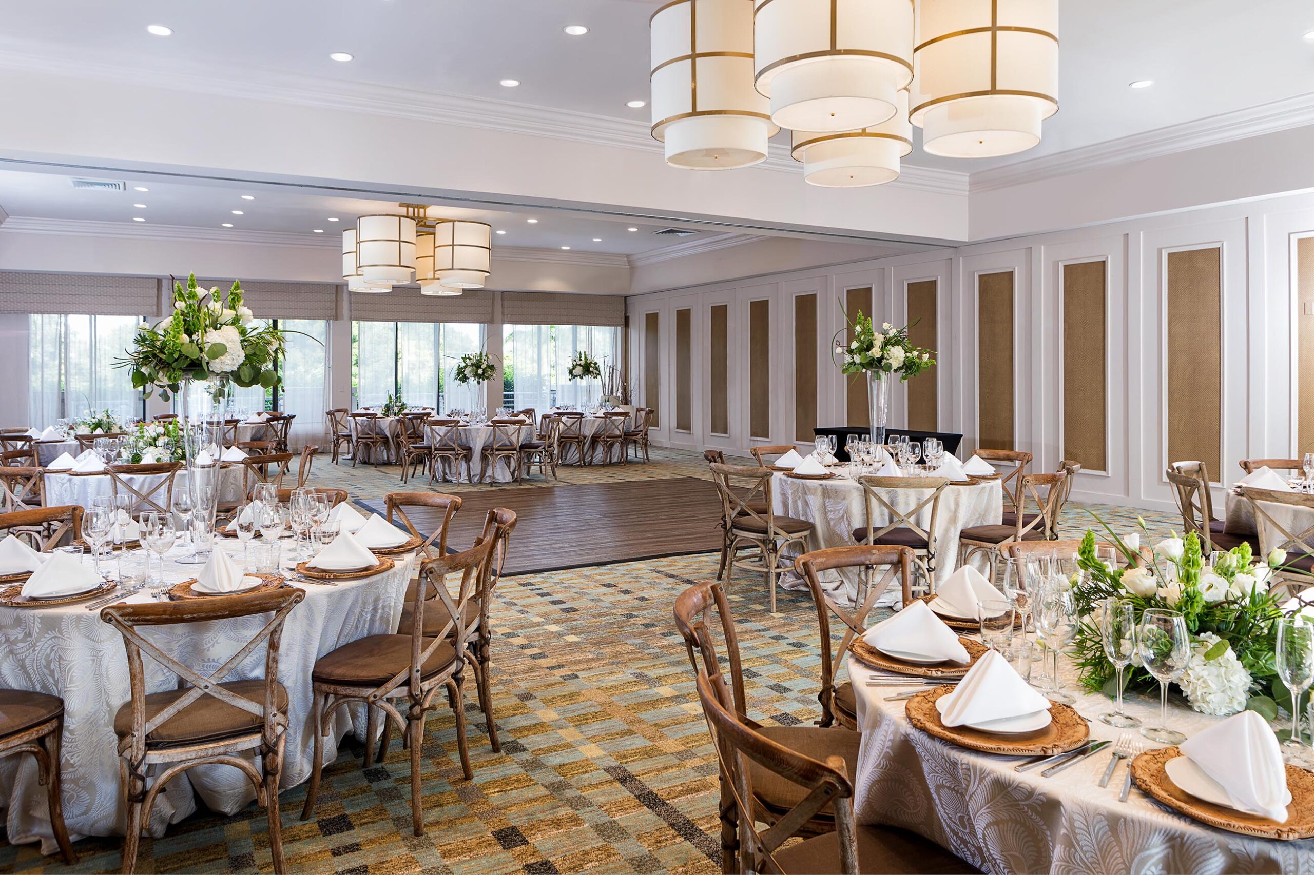 Grand Ball Room set up for an event