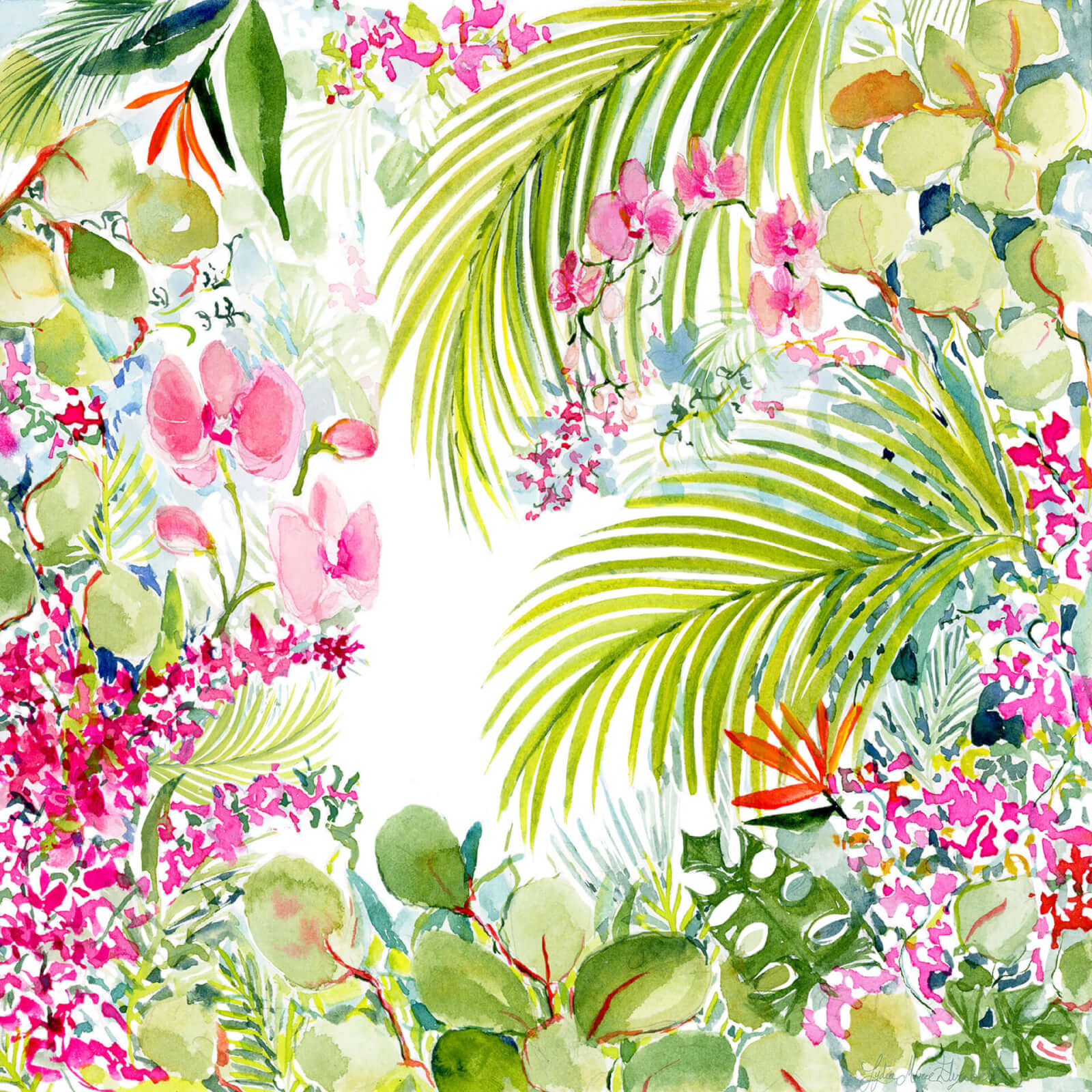 Colorful Image of Tropical Plants